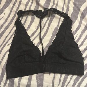 PINK black bralette
